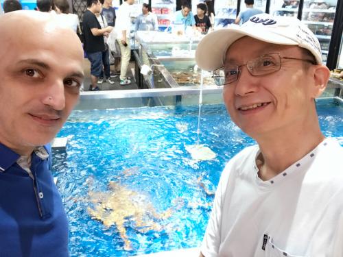 Hema alive fish area whit Jack Ma lobster by Italian Wine & Food in China | Vito Donatiello