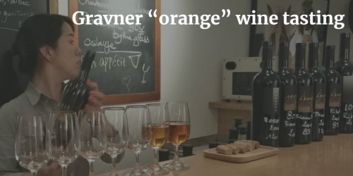 Gravner orange wine tasting | Vito Donatiello wine blog