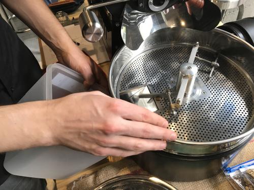 Roasting green coffee beans class | Italian Wine & Food in China blog