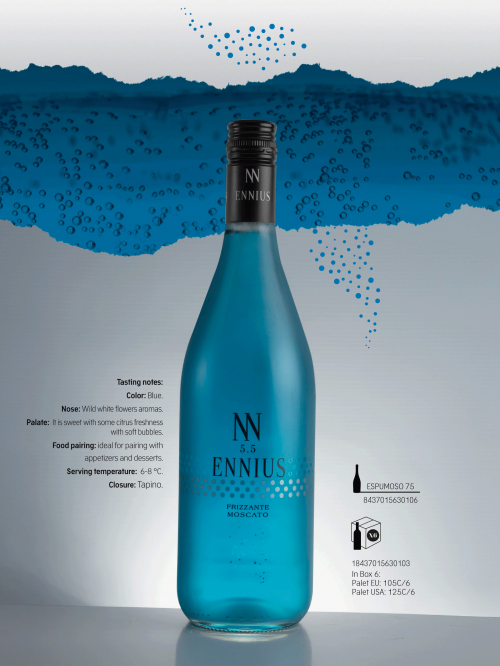 Blue wine tasted in Singapore | Italian Wine & Food in China blog