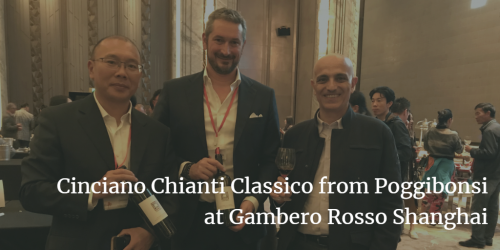 Vito Donatiello tasting Cinciano Chianti Classico DOCG from Poggibonsi | Italian Wine & Food in China blog